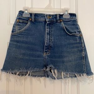 Lee Vintage 1970s High Waisted Denim Shorts